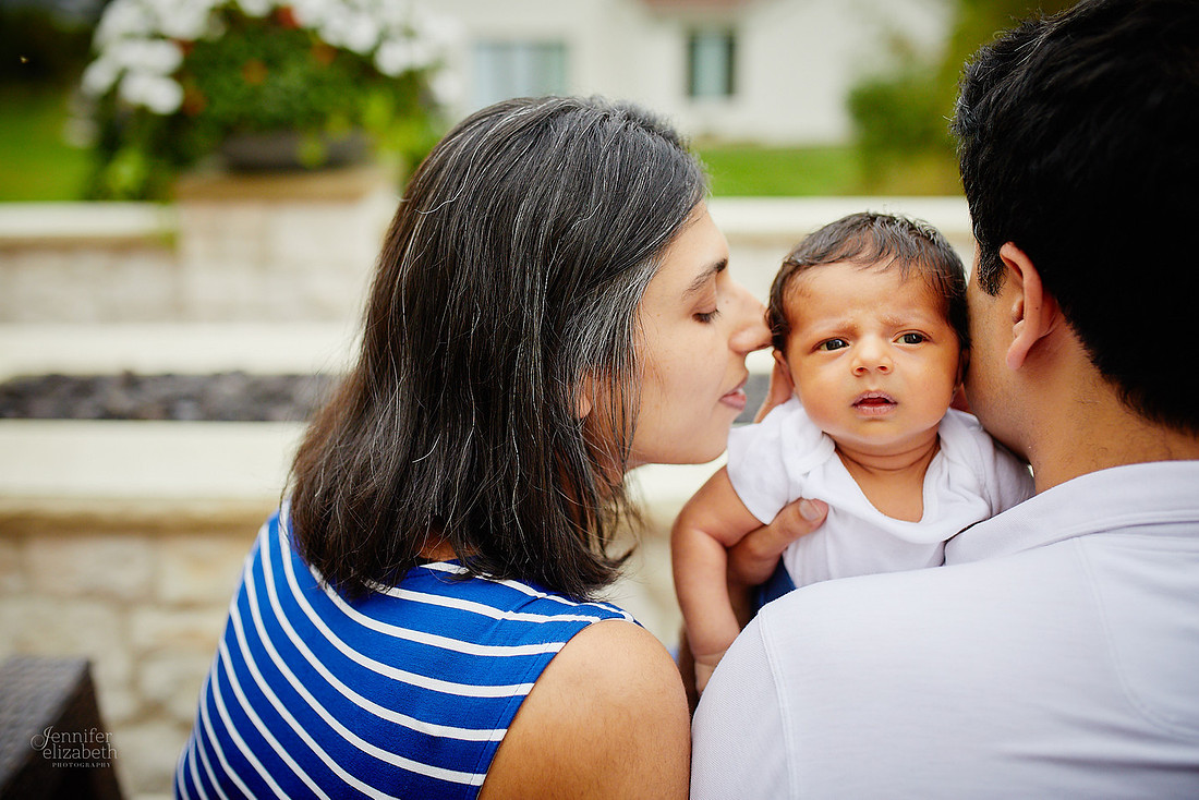 Baby Aarav: Lifestyle Newborn Portrait Session in Beachwood, Ohio