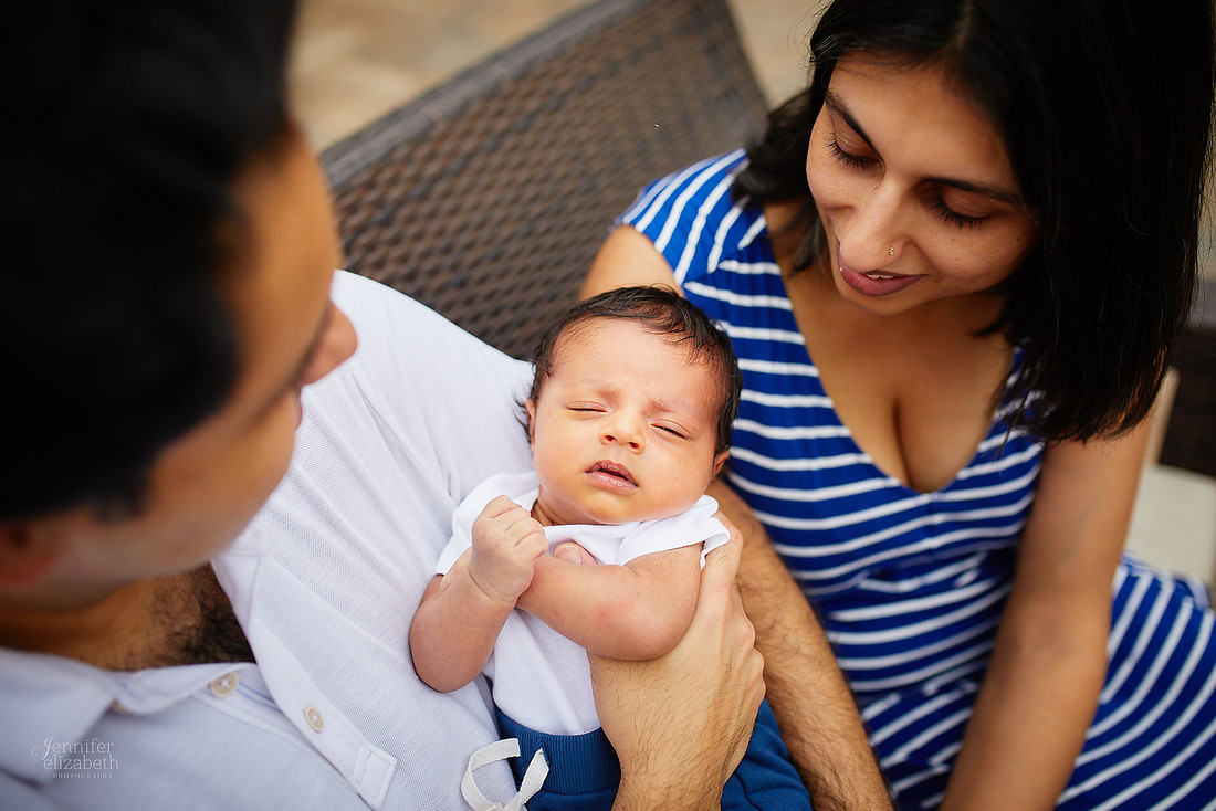 Baby Aarav: Lifestyle Newborn Portrait Session in Beachwood, Ohio