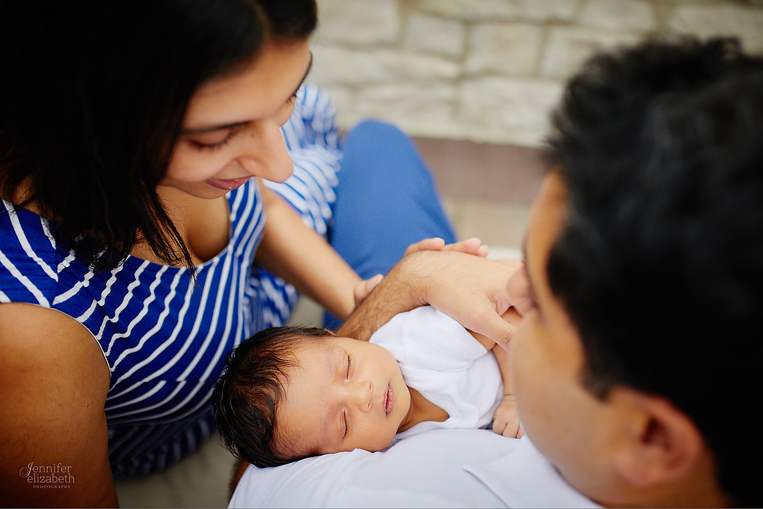 Baby Aarav: Lifestyle Newborn Portrait Session in Beachwood, Ohio