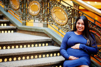 Stephanie & Vick: Maternity Session at the Hyatt Regency Cleveland at The Arcade