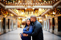 Stephanie & Vick: Maternity Session at the Hyatt Regency Cleveland at The Arcade