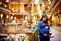 Stephanie & Vick: Maternity Session at the Hyatt Regency Cleveland at The Arcade