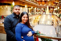 Stephanie & Vick: Maternity Session at the Hyatt Regency Cleveland at The Arcade