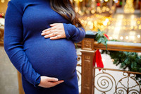 Stephanie & Vick: Maternity Session at the Hyatt Regency Cleveland at The Arcade