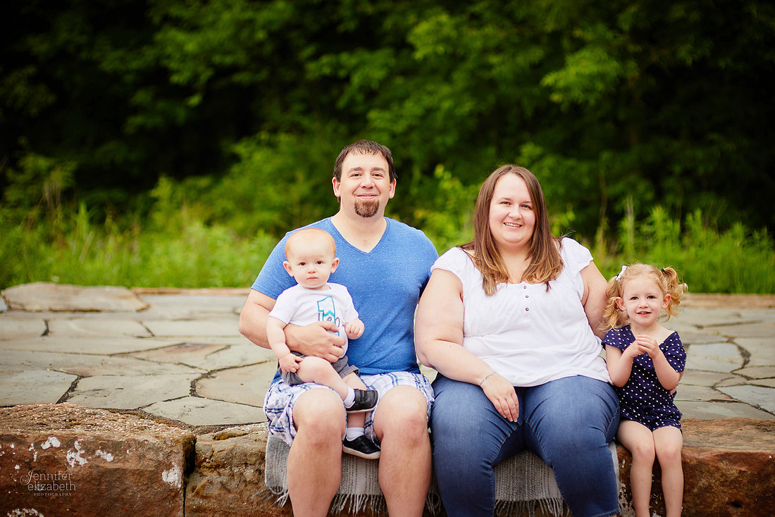 The D Family: Portrait Session at Liberty Ledges Park