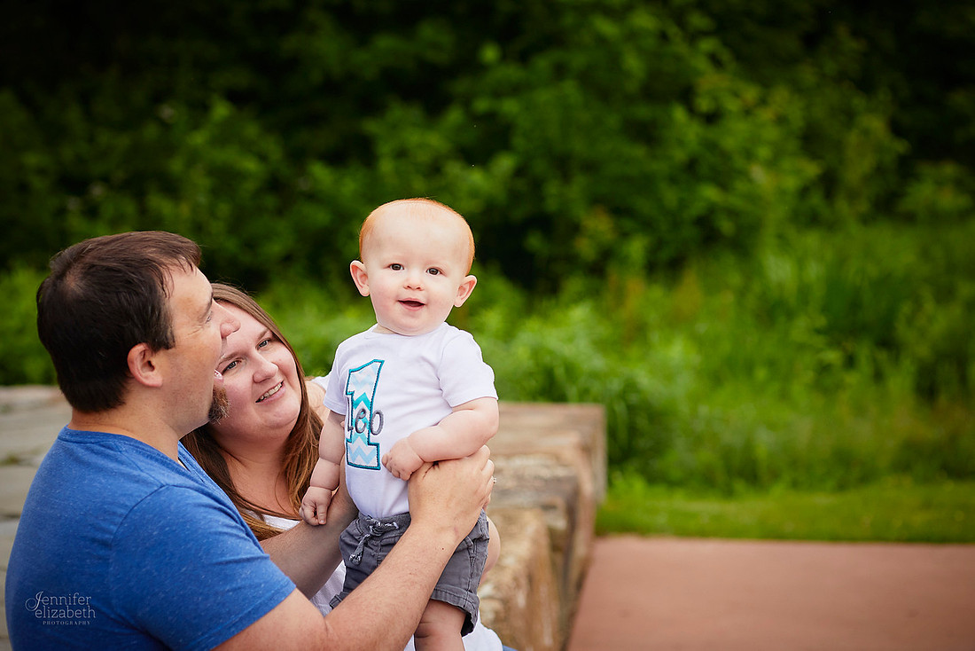 The D Family: Portrait Session at Liberty Ledges Park