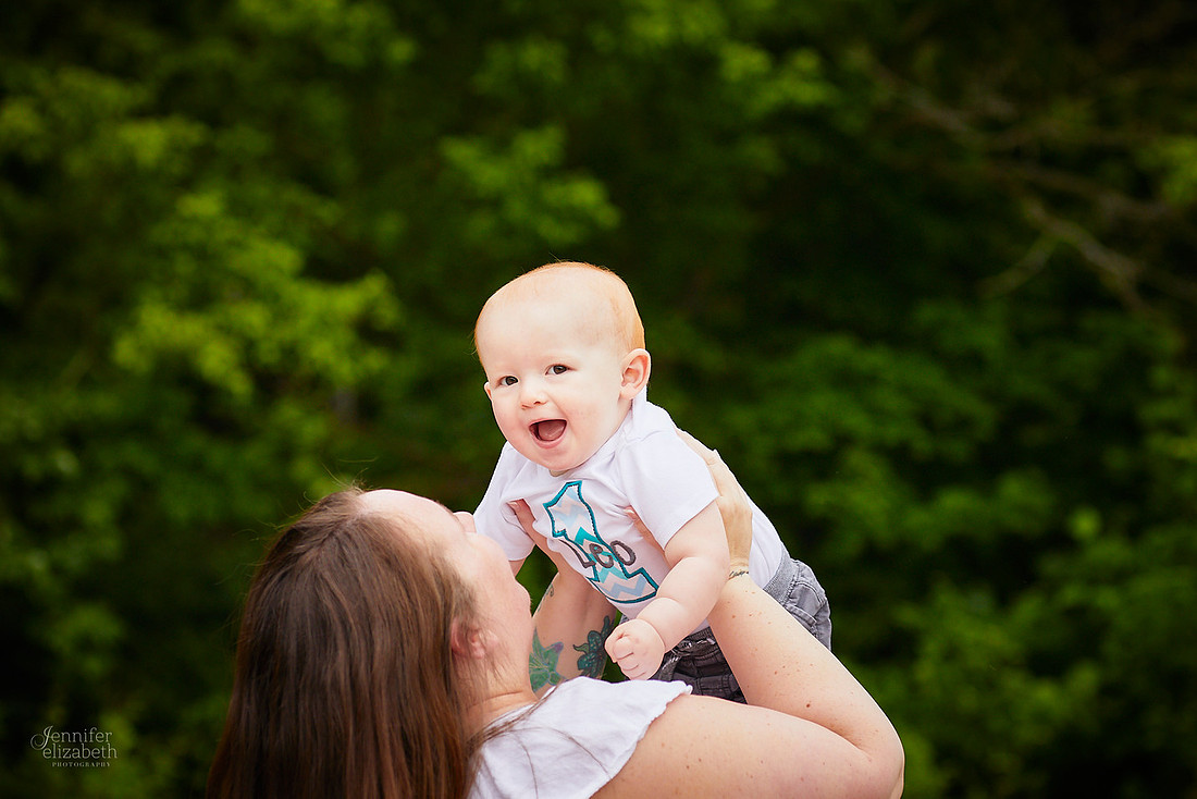 The D Family: Portrait Session at Liberty Ledges Park