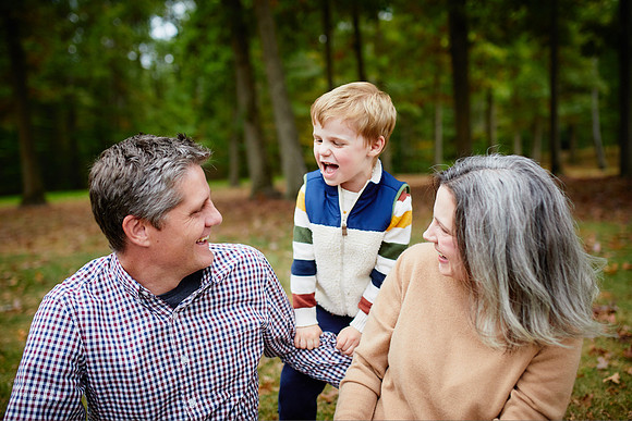 The B Family: Backyard Portrait Session in Alliance, Ohio