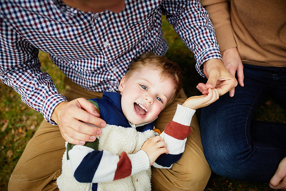 The B Family: Backyard Portrait Session in Alliance, Ohio