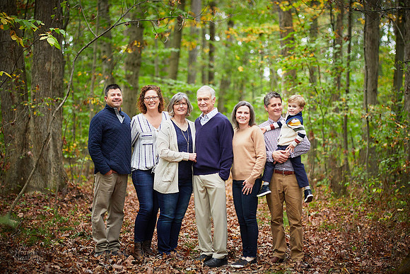 The B Family: Backyard Portrait Session in Alliance, Ohio
