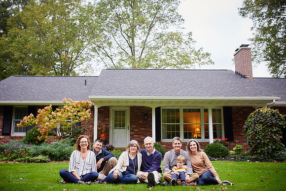 The B Family: Backyard Portrait Session in Alliance, Ohio