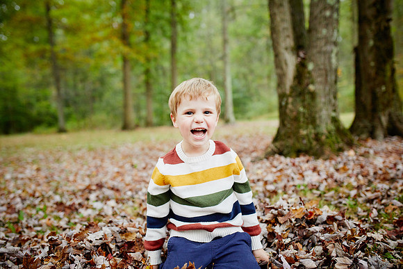 The B Family: Backyard Portrait Session in Alliance, Ohio