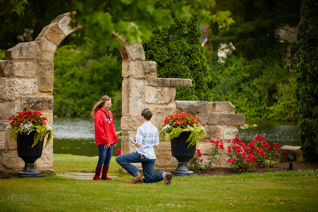 Julia & Brandon: Surprise Proposal at Gervasi Vineyard