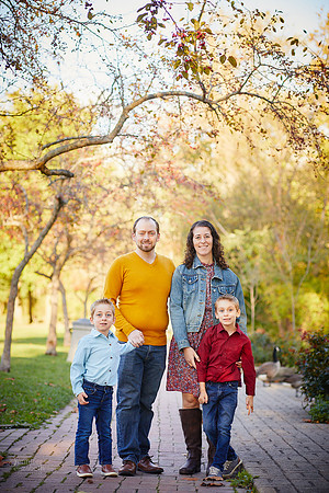The M Family: Portrait Session in Chagrin Falls
