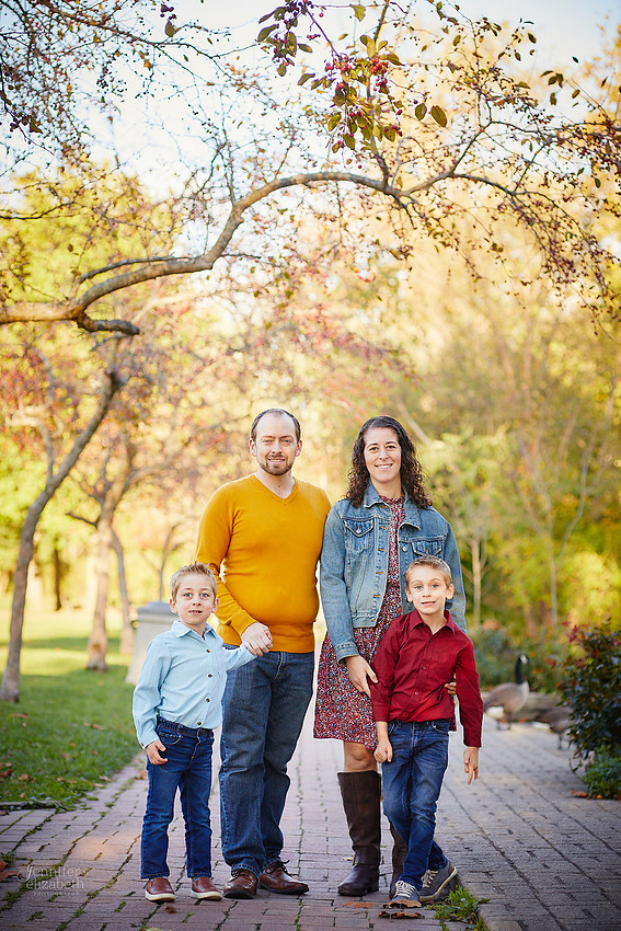 The M Family: Portrait Session in Chagrin Falls