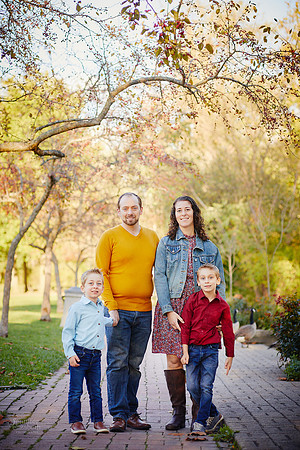 The M Family: Portrait Session in Chagrin Falls