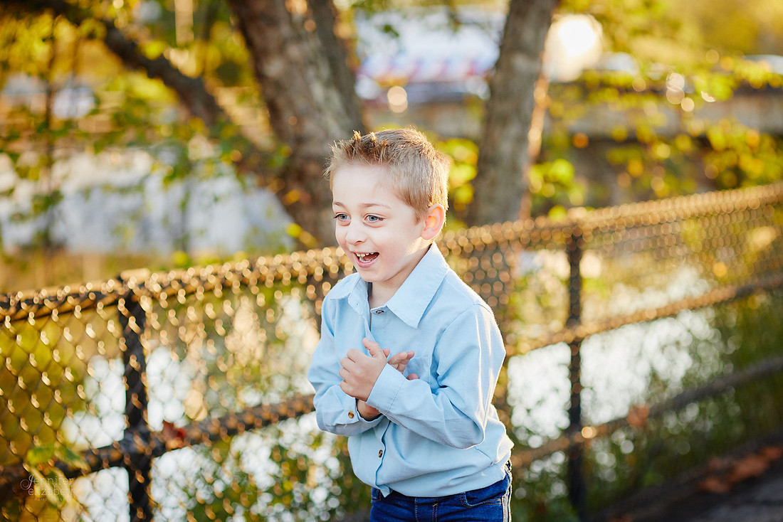 The M Family: Portrait Session in Chagrin Falls