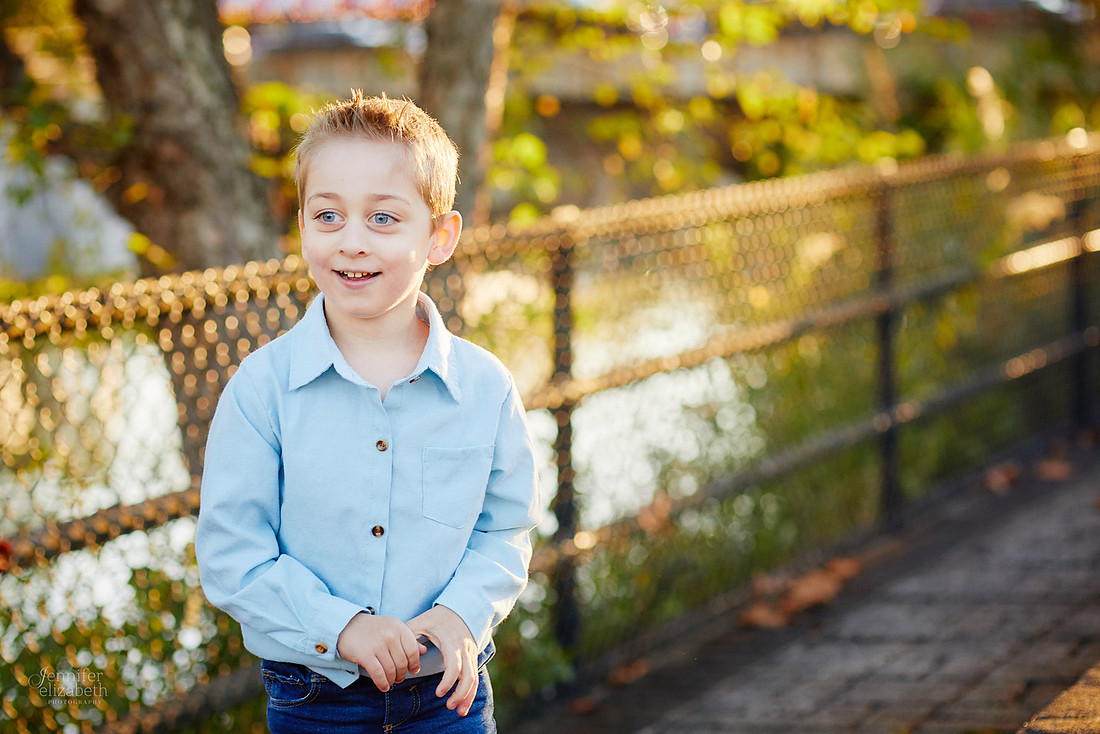 The M Family: Portrait Session in Chagrin Falls