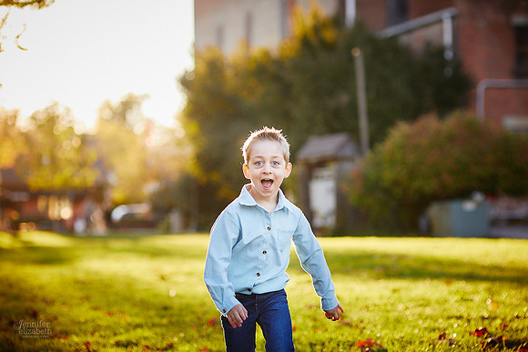 The M Family: Portrait Session in Chagrin Falls