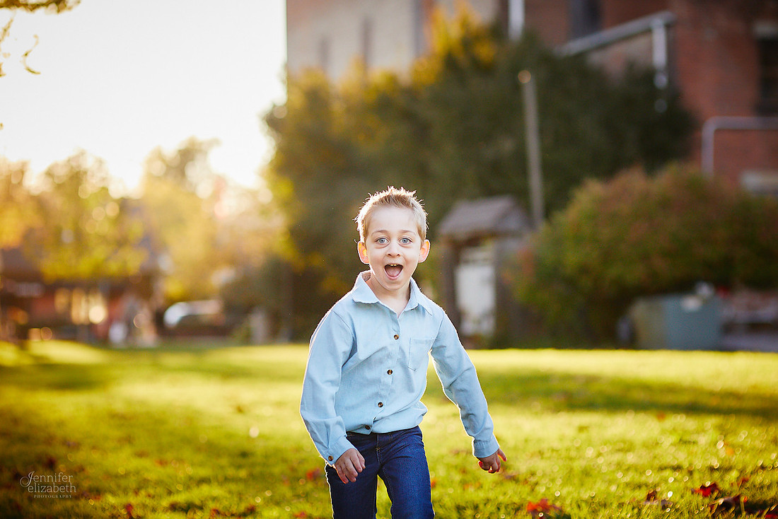 The M Family: Portrait Session in Chagrin Falls