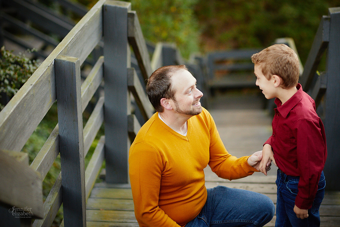 The M Family: Portrait Session in Chagrin Falls
