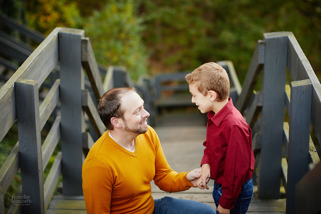 The M Family: Portrait Session in Chagrin Falls