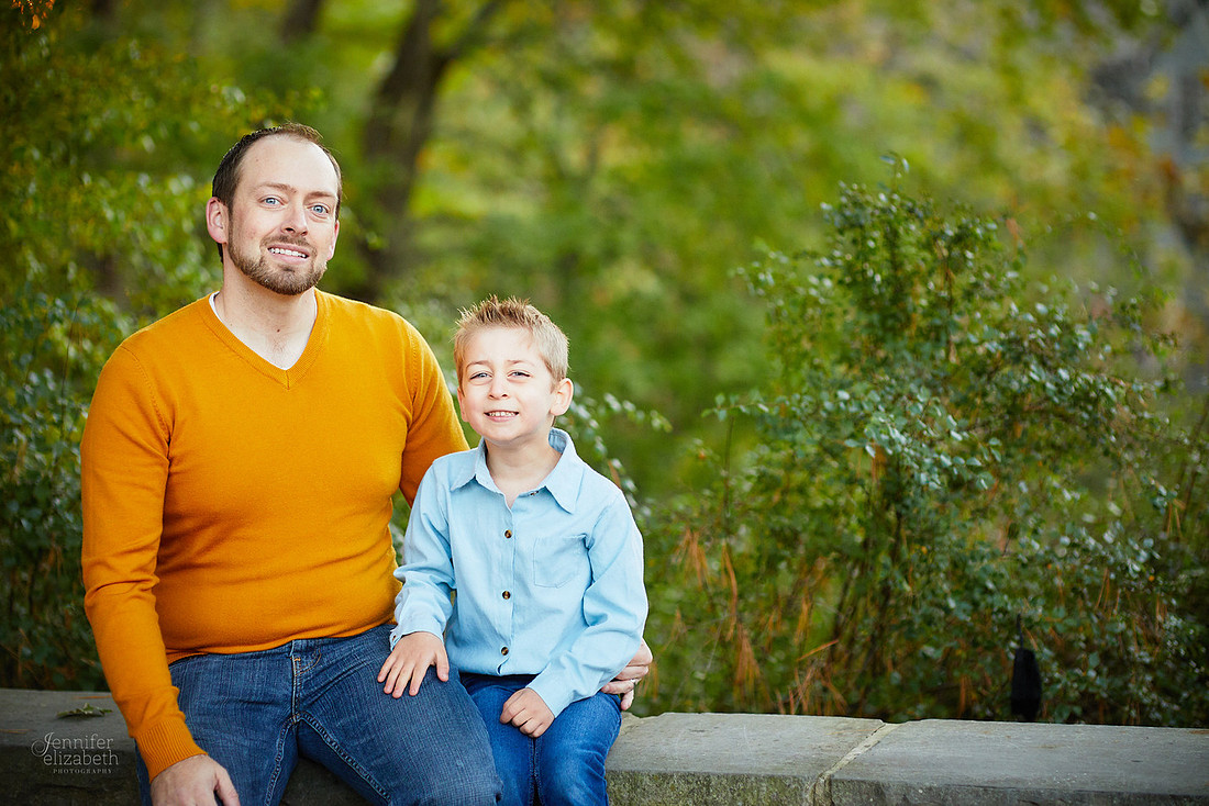 The M Family: Portrait Session in Chagrin Falls