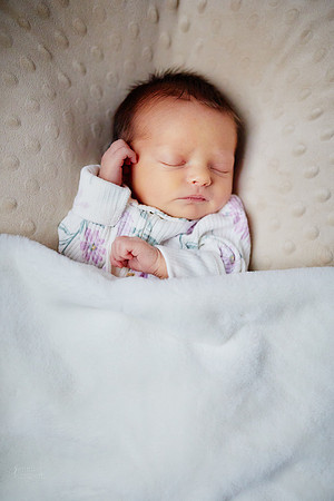 Baby Betty: Lifestyle Newborn Session in North Royalton