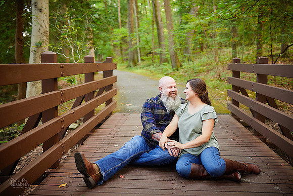 Jessica & Joe: Engagement Session at Henry Church Rock in Chagrin Falls