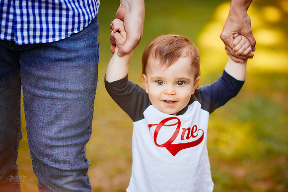 Calum's First Birthday Portrait Session in Madison, Ohio