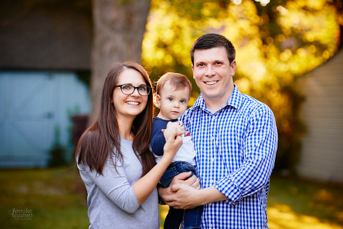 Calum's First Birthday Portrait Session in Madison, Ohio