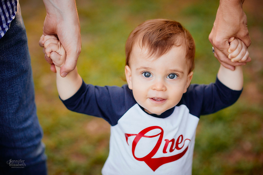 Calum's First Birthday Portrait Session in Madison, Ohio