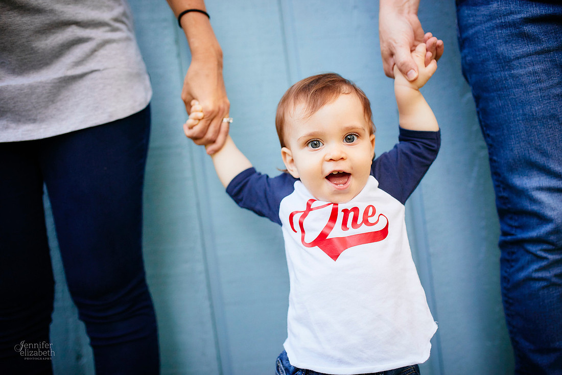Calum's First Birthday Portrait Session in Madison, Ohio