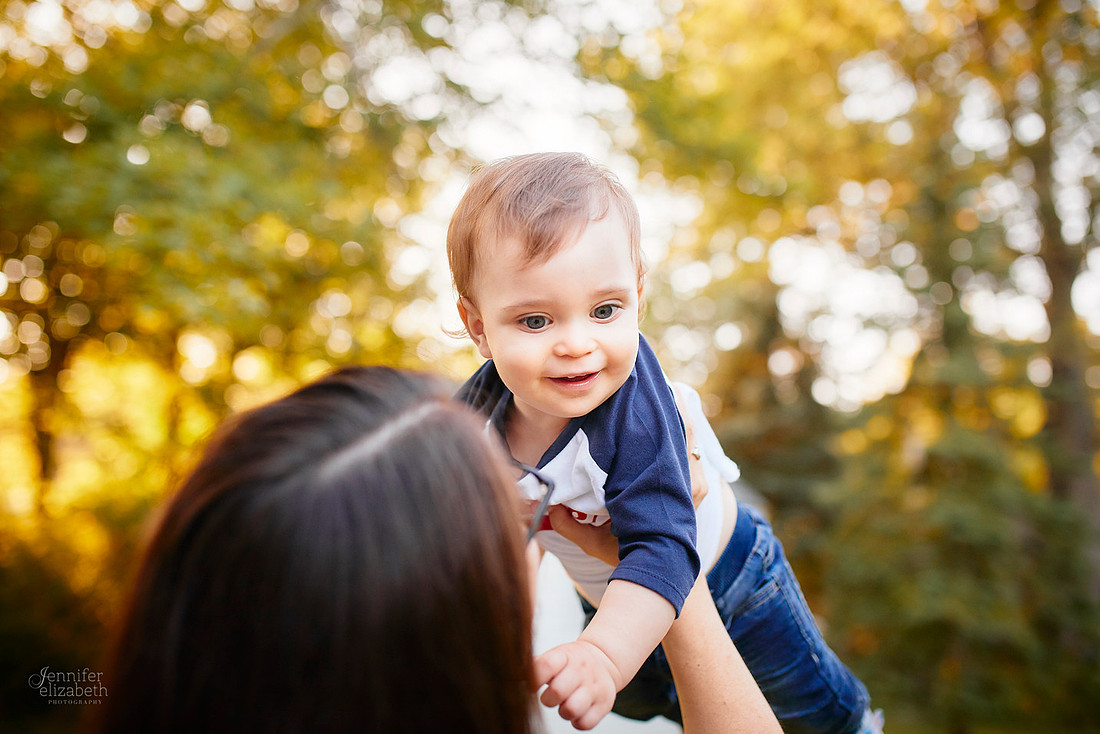 Calum's First Birthday Portrait Session in Madison, Ohio
