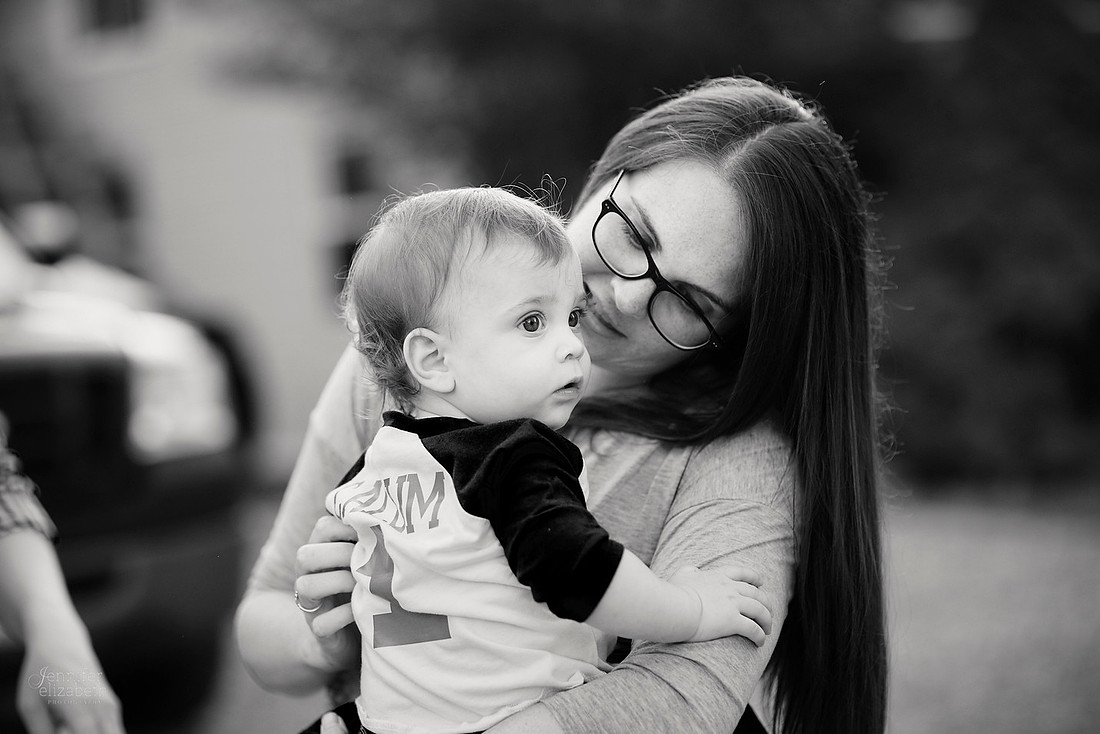 Calum's First Birthday Portrait Session in Madison, Ohio