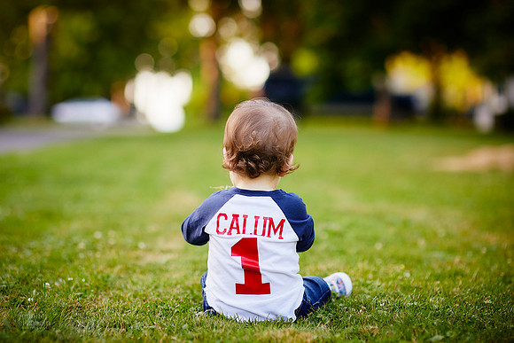 Calum's First Birthday Portrait Session in Madison, Ohio