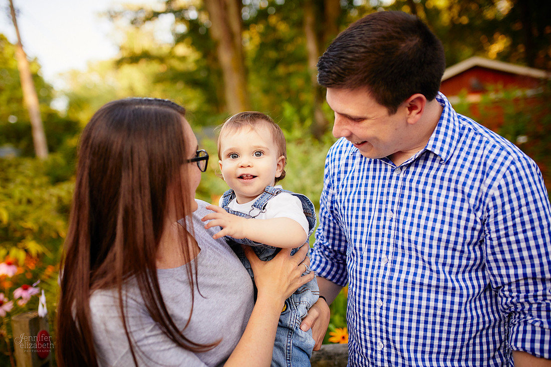 Calum's First Birthday Portrait Session in Madison, Ohio