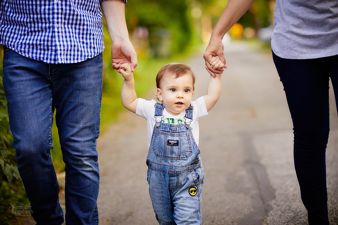 Calum's First Birthday Portrait Session in Madison, Ohio