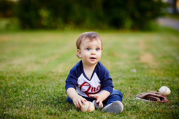 Calum's First Birthday Portrait Session in Madison, Ohio