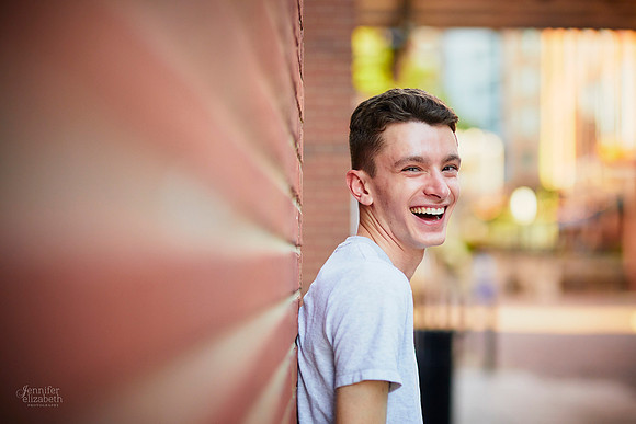 Ian: Senior Portrait Session at Nationwide Arena