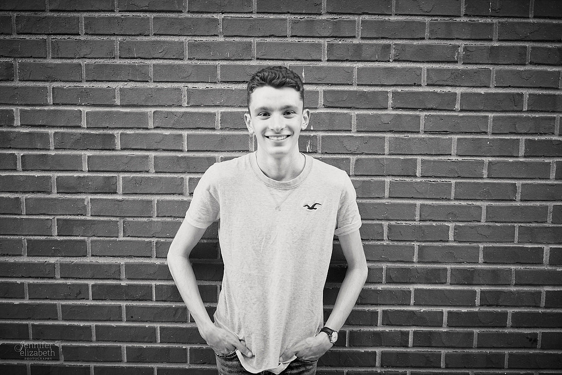 Ian: Senior Portrait Session at Nationwide Arena