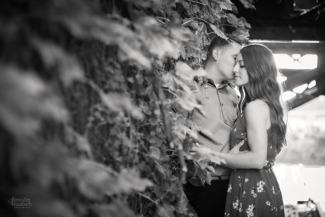 Gina & Allen: Engagement Session in the Flats in Downtown Cleveland