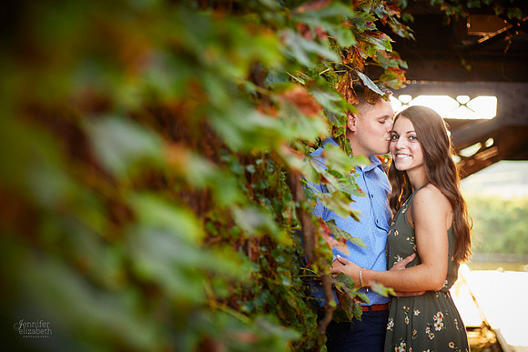 Gina & Allen: Engagement Session in the Flats in Downtown Cleveland