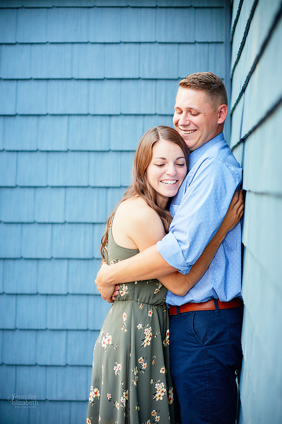 Gina & Allen: Engagement Session in the Flats in Downtown Cleveland