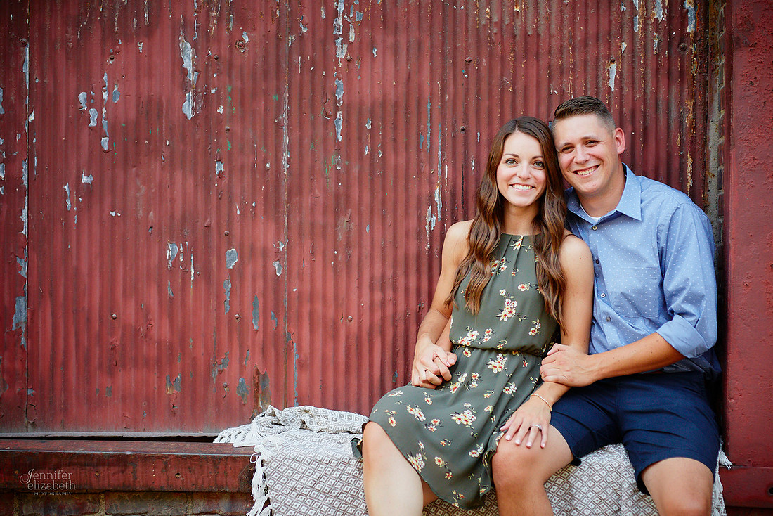 Gina & Allen: Engagement Session in the Flats in Downtown Cleveland