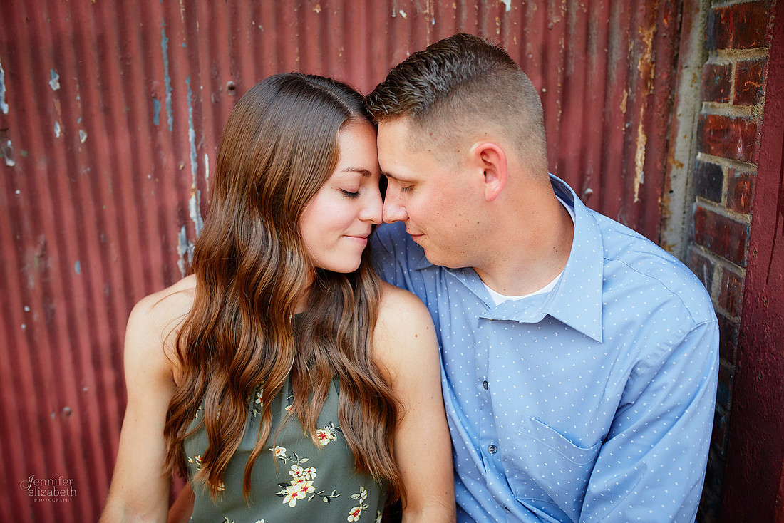 Gina & Allen: Engagement Session in the Flats in Downtown Cleveland