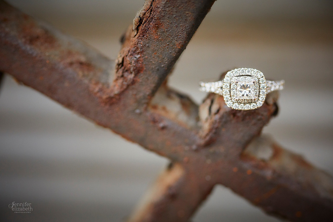 Gina & Allen: Engagement Session in the Flats in Downtown Cleveland