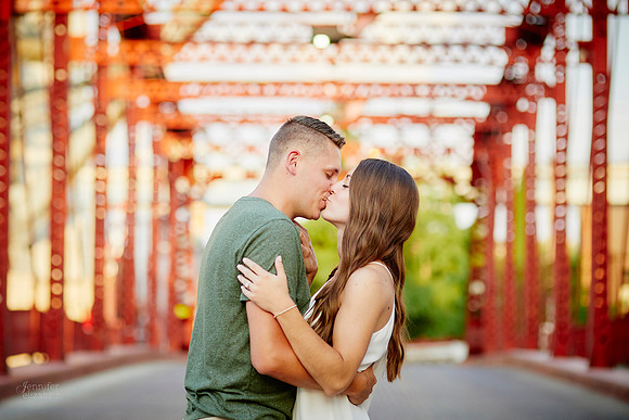 Gina & Allen: Engagement Session in the Flats in Downtown Cleveland