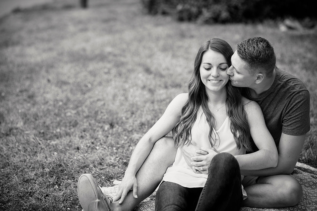 Gina & Allen: Engagement Session in the Flats in Downtown Cleveland