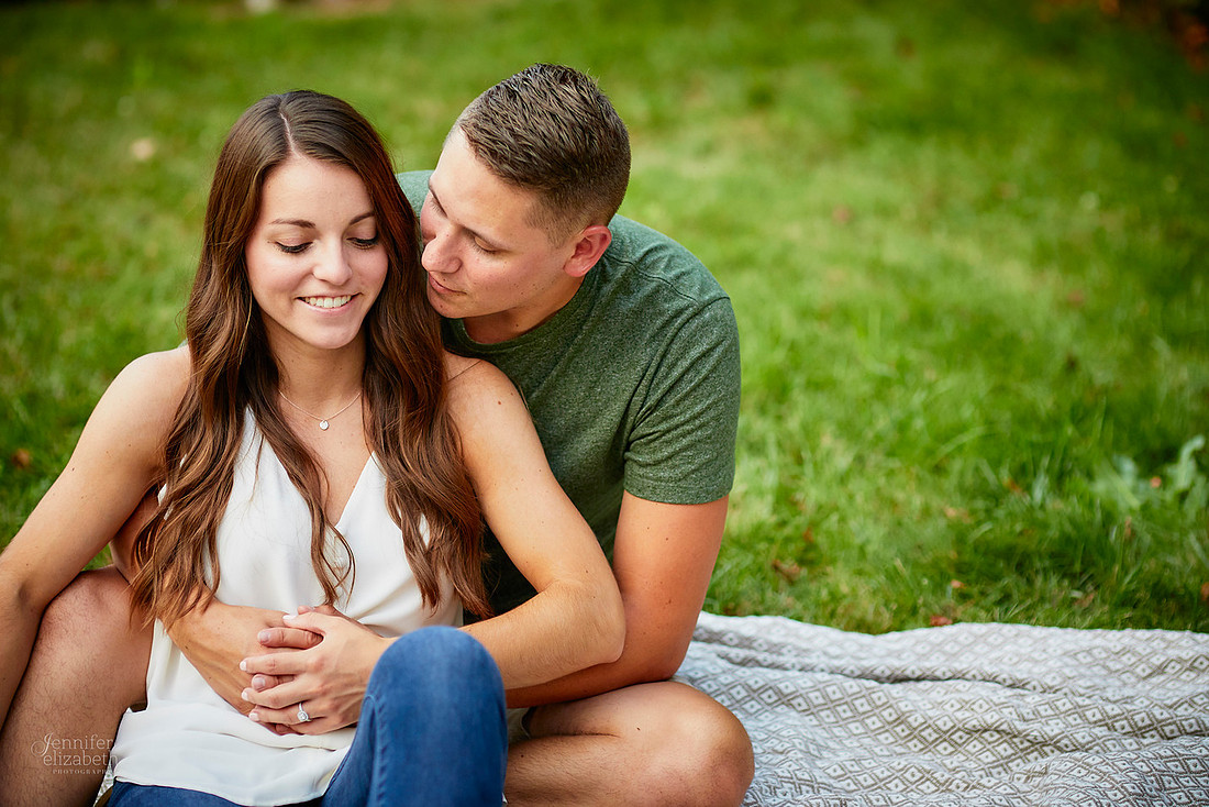 Gina & Allen: Engagement Session in the Flats in Downtown Cleveland